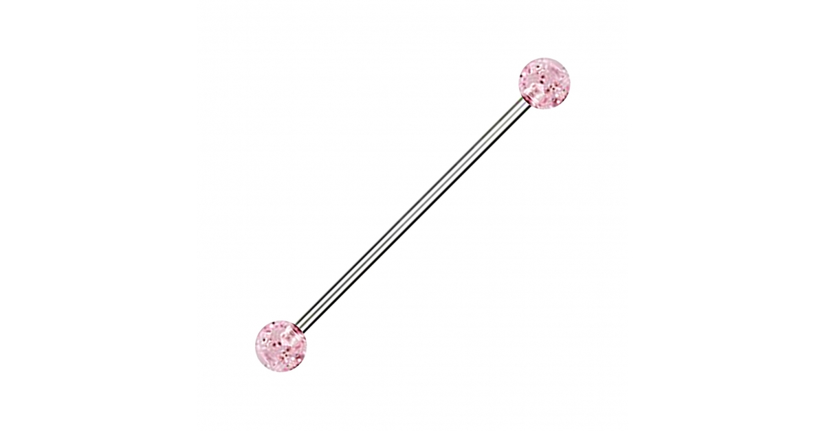 x 5 mm VOTREPIERCING Skull Industrial Straight Barbell Ring w//Two White Strass Eyes Piercing Jewel 1.6 x 35 1 3//8