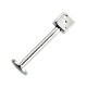 316L Surgical Steel Tragus / Labret Piercing Bar Stud w/ Dice