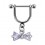 Schmuck Piercing Helix Steigbügel Baumelnden Zirkonia Schleife Blau