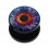 Ohr Plug / Lobe Acryl Schwarz Logo Auge Teufel