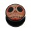 Lobus- / Ohr-Plug Acryl Schwarz Logo Mr Jack