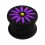 Purple/Black 12 Petals Flower Biocompatible Silicone Ear Plug