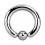 Grueso Piercing Anillo Genital / CBR / BCR 5 mm / 4 G