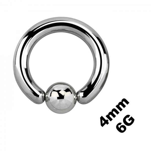 4mm 6g Big Size Cbr Bcr Genital Piercing Ring