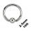 Dickes Genitalpiercing / CBR- / BCR-Ring 2.5 mm / 10 G