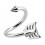 Spiral- / Helix-Piercing Metallisiert Pfeil Spitze
