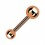 Schmuck Piercing Helix / Tragus Eloxiert Gold Rosa Große Kugel