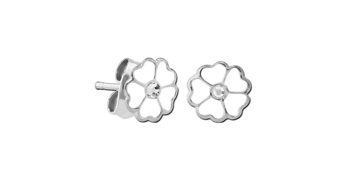Boucles D'oreilles Vintage 1950 En Argent 925 - Trèfle Celtique - Fait Main Irlande