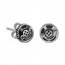 Ohrringe Stud Chirurgenstahl 316L Gegossen Steampunk