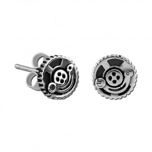 Ohrringe Stud Chirurgenstahl 316L Gegossen Steampunk