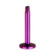 Einzelner Piercing-Stab Stecker Titan Grad 23 Eloxiert Rosa