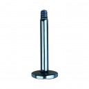 Einzelner Piercing-Stab Stecker Titan Grad 23 Eloxiert Hellblau