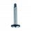 Einzelner Piercing-Stab Stecker Titan Grad 23 Eloxiert Hellblau