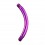 Einzelner Piercing-Stab Barbell Banane Titan Grad 23 Eloxiert Rosa