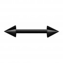 Nipple-Piercing Blackline Eloxiert Schwarz Spitzen
