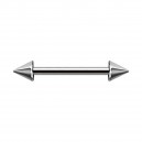 Nipple-Piercing Basisch Chirurgenstahl Zwei Spitzen