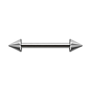 Nipple-Piercing Basisch Chirurgenstahl Zwei Spitzen