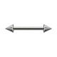 Nipple-Piercing Basisch Chirurgenstahl Zwei Spitzen