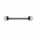 Nipple-Piercing Basisch Chirurgenstahl Zwei Kugeln