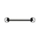 Nipple-Piercing Basisch Chirurgenstahl Zwei Kugeln