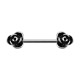 Nipple-Piercing Chirurgenstahl 316L Rose 3 Blütenblätter