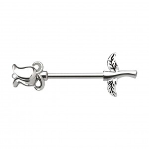 Nipple-Piercing Chirurgenstahl 316L Tulipes Profil