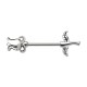 Nipple-Piercing Chirurgenstahl 316L Tulipes Profil