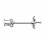 Brustpiercing Chirurgenstahl 316L Tulipes Profil