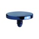 Top para Piercing Microdermal Disco Plano Anodizado Azul