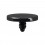 Black Anodized Black-Line Flat Disc Top for Microdermal Piercing