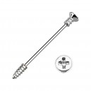 Industrial-Piercing Chirurgenstahl 316L Kreuzschlitzschraube