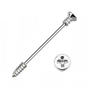 Industrial-Piercing Chirurgenstahl 316L Kreuzschlitzschraube