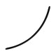 Langer Piercing-Stab Bauchnabel Spezielle Schwangerschaft PTFE Schwarz