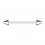 Brustpiercing Bioflex PTFE Transparent Spitzen Stahl 316L