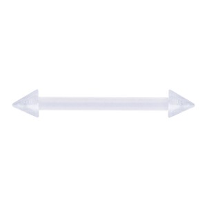 Nipple-Piercing Bioflex PTFE Transparent Spitzen Acryl