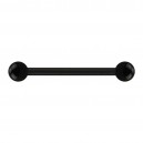 Acrylic Balls Black PTFE Bioflex Nipple Barbell Ring Piercing