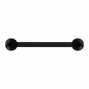 Nipple-Piercing Bioflex PTFE Schwarz Kugeln Acryl
