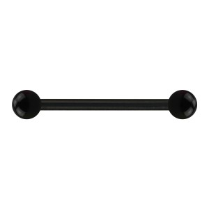Nipple-Piercing Bioflex PTFE Schwarz Kugeln Acryl