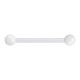 Nipple-Piercing Bioflex PTFE Weiß Kugeln Acryl