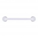 Nipple-Piercing Bioflex PTFE Transparent Kugeln Acryl