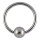 Labret / Anneau Acier Chirurgical fermeture Boule