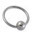 Piercing Anneau Blackline Anodisé Noir fermeture Boule