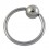 Piercing Anneau Blackline Anodisé Noir fermeture Boule