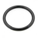 Ring- / Labret-Piercing Blackline Eloxiert Schwarz