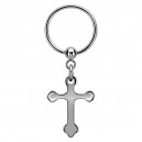 BCR-Piercing-Ring  Chirurgenstahl 316L mit Gro&szlig;es Lateinisches Kreuz