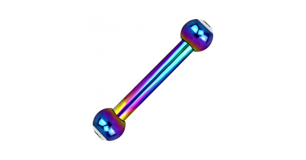 Piercing Pour Cartilage De L'oreille (hélix), Forme étoile Multicolore, Acier Chirurgical - Neuf Avec étiquettes