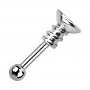 Helix-Piercing-Schmuck Straight Stahl 316L Schraubenkopf