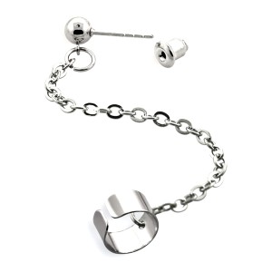 Ohrring-Kette Lobus zu Helix Stahl 316L Schlicht [Einheit]