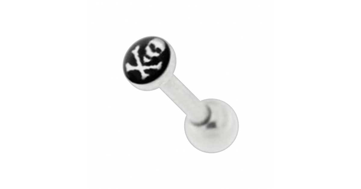 Pirate Straight Helix/Tragus Cartilage Ring Piercing
