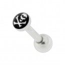 Knorpel-Piercing Helix / Tragus Straight Pirat